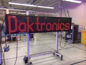 Daktronics Sign - Silent Auction