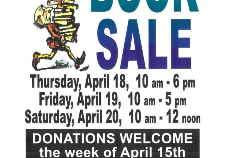 Book Sale Poster 2024 scaled